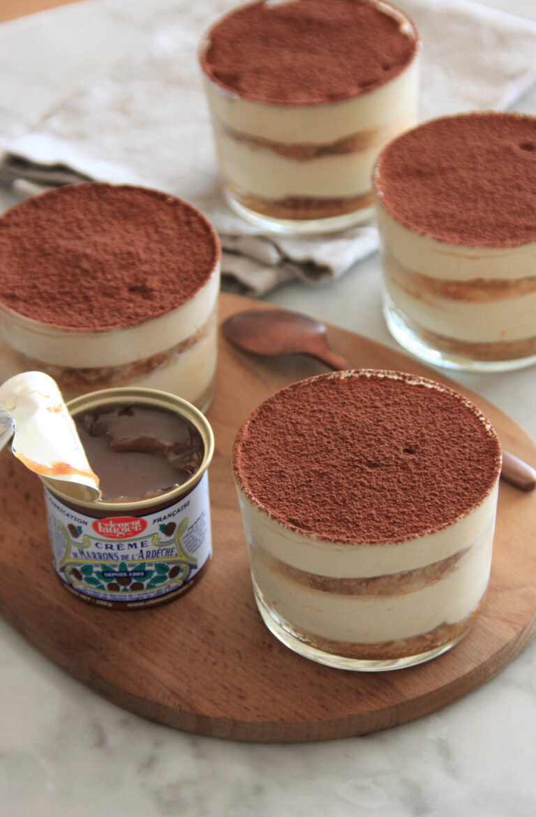 Tiramisu à la crème de marrons
