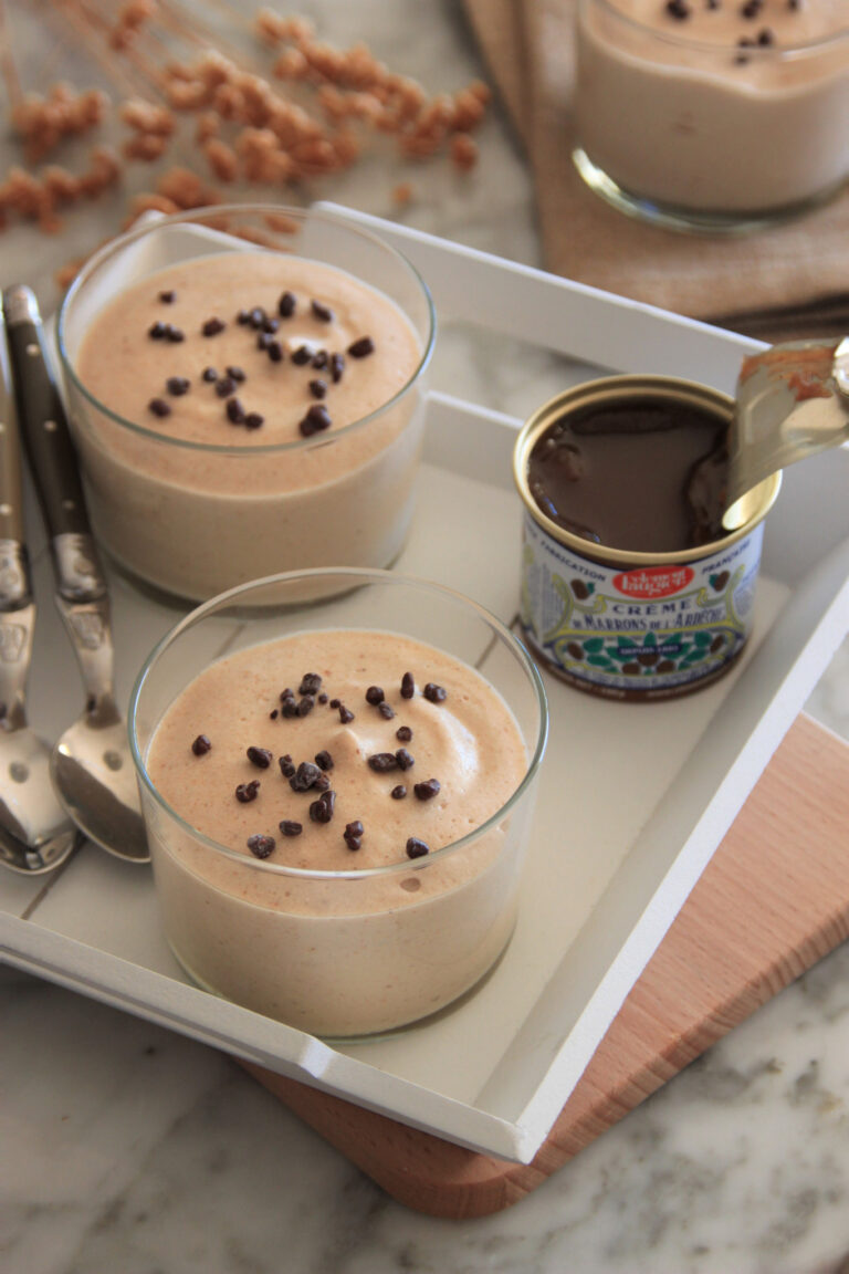 Mousses à la crème de marrons